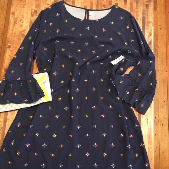 Old Navy Dresses & Skirts - OLD NAVY ruffle sleeve shift dress NWT